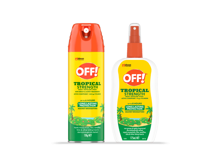 Two bottles of OFF!® Tropical Strength Repellent